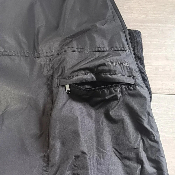 White‎ Sierra NEW Youth Size Medium M Toboggan Insulated Bib Overalls Black - Picture 6 of 10